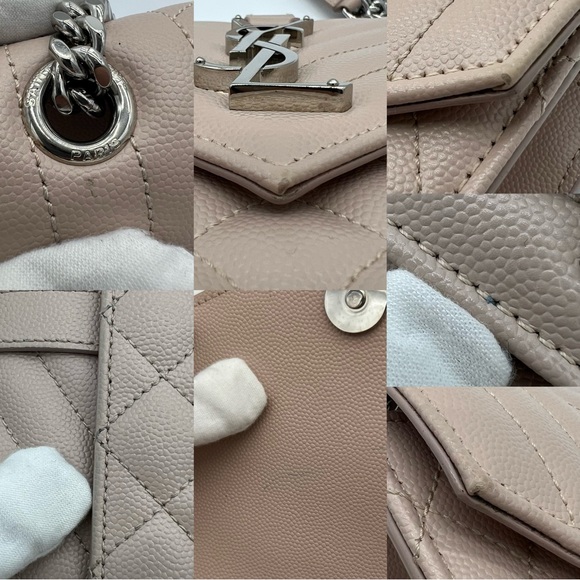 Authentic Envelope medium grained calfskin chain bag - Picture 10 of 17